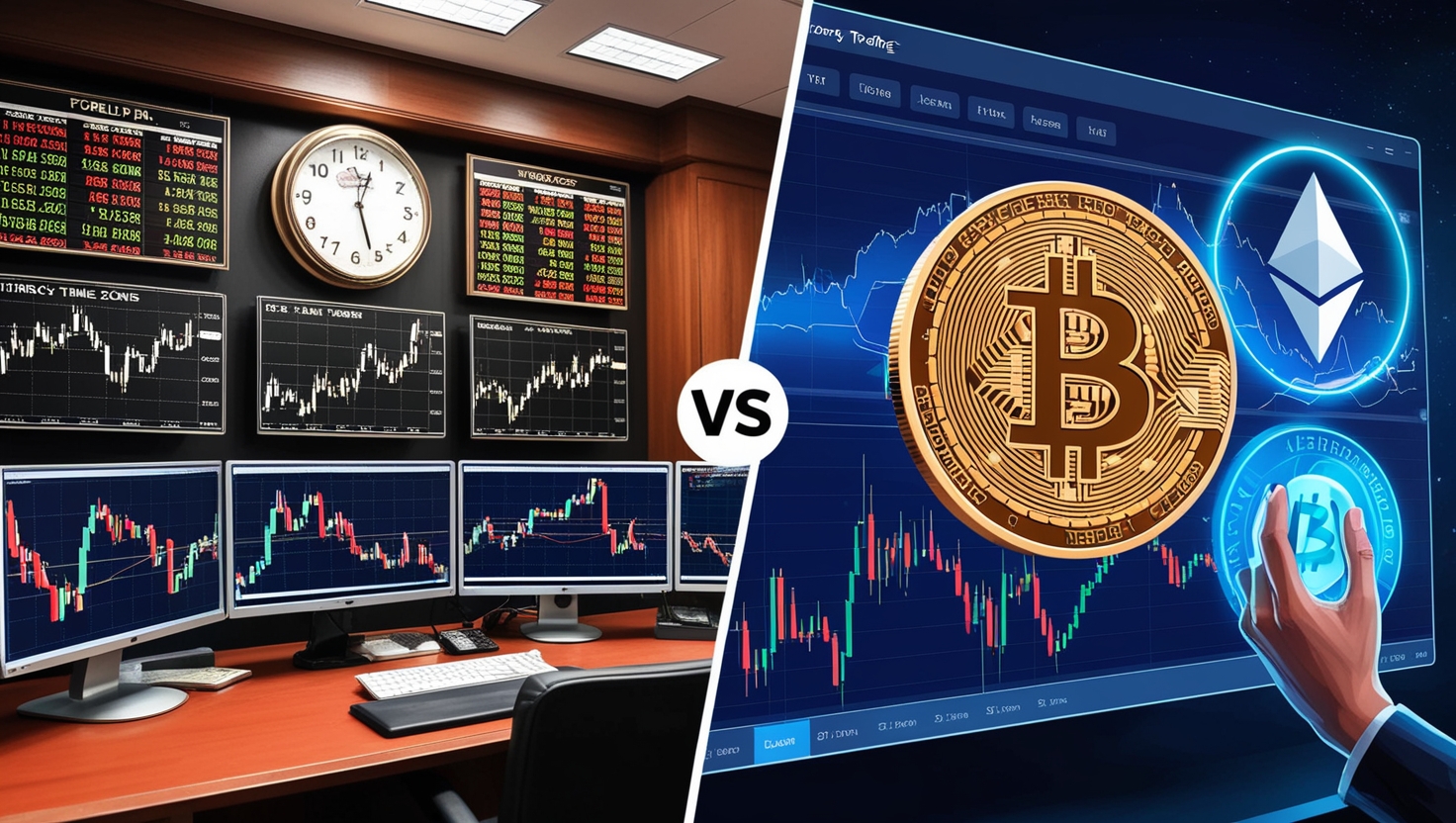 crypto vs forex trading